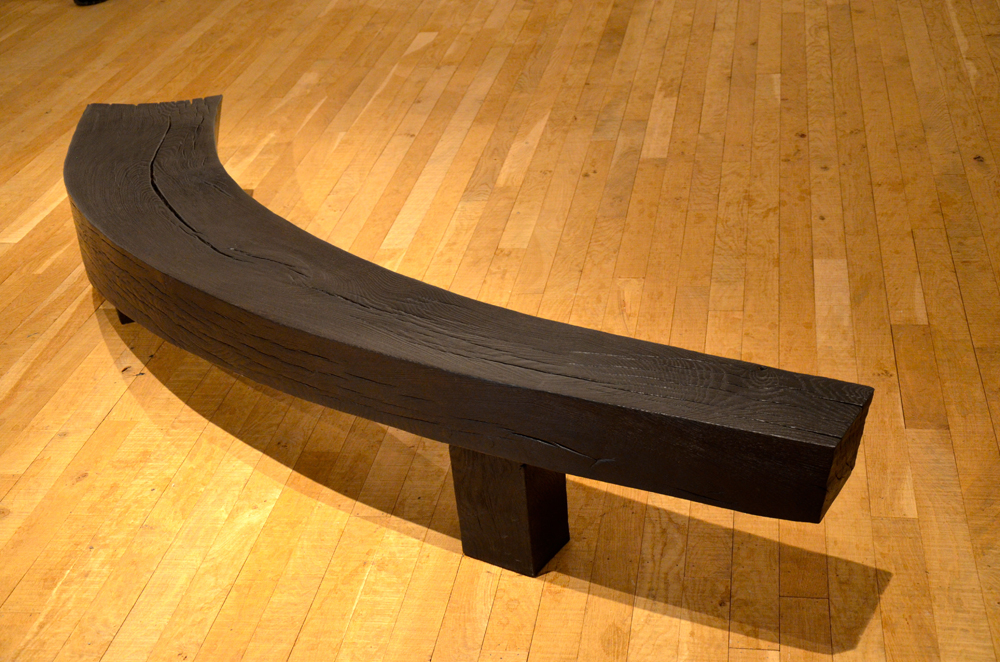 Low curved bench 2.7m long.  2013.jpg